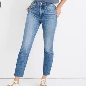 Madewell The Perfect Vintage Jean Raw Hem